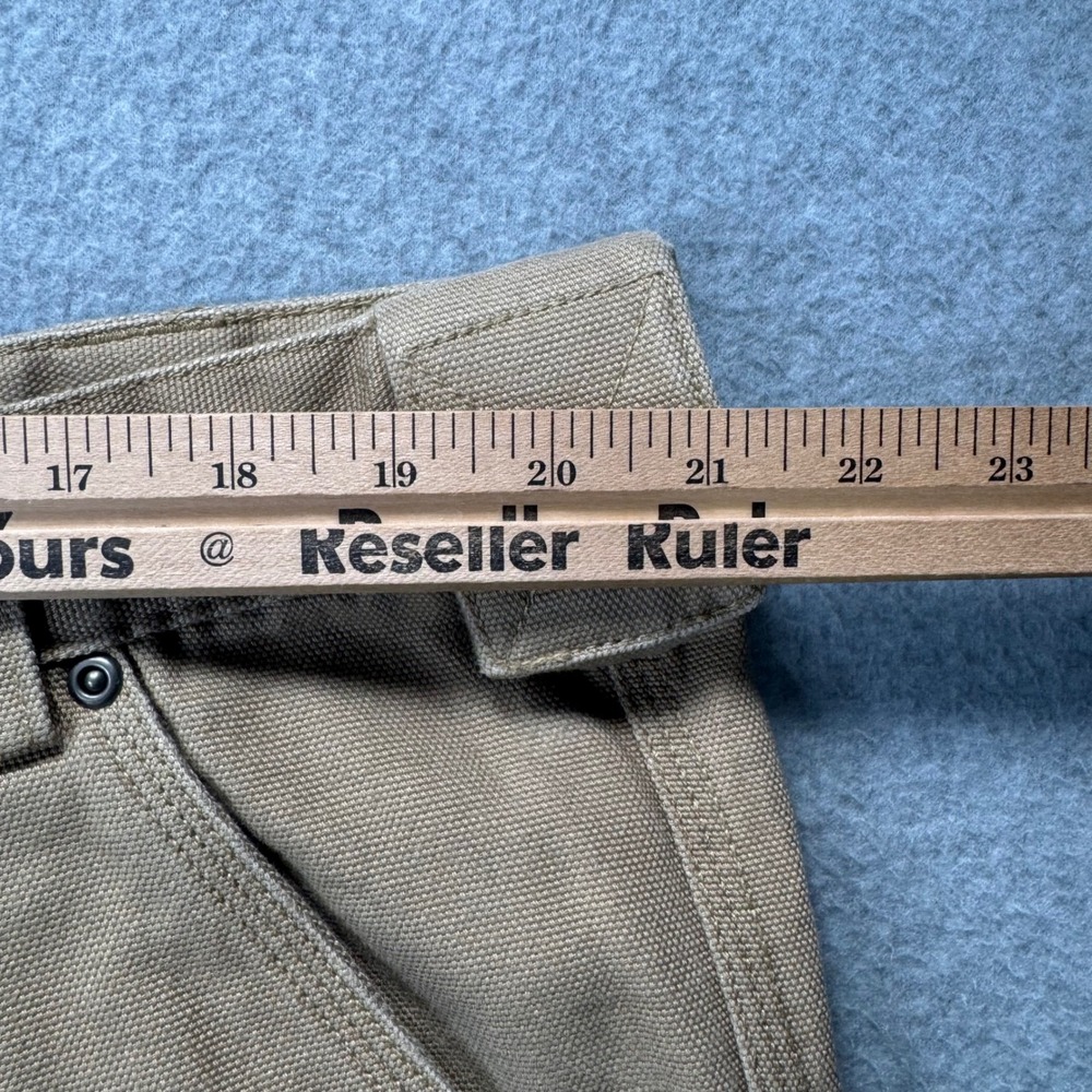 Duluth Trading Co Fire Hose Cargo Pants Mens 42x32 Tan Cotton Canvas Workwear - Picture 7 of 9